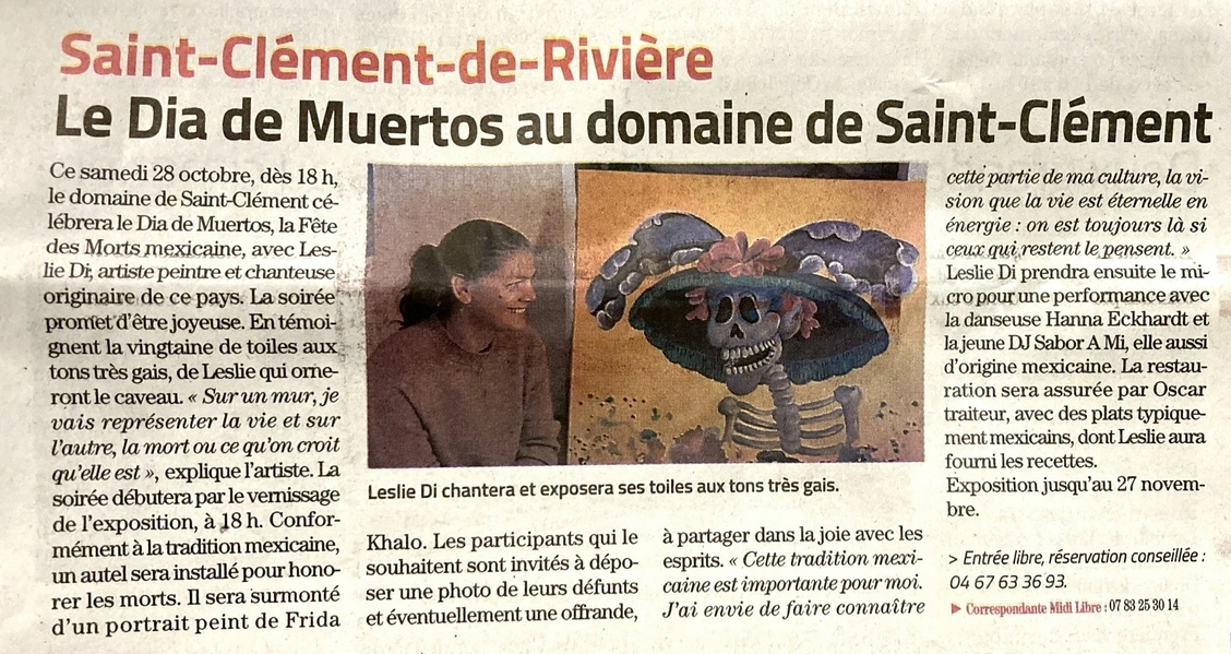 Domaine Saint Clément -Dia de muertos 2023
