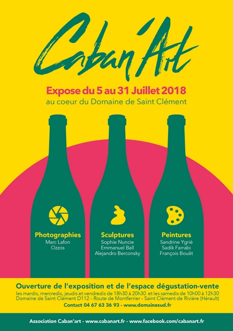 Caban'Art expose au Domaine de Saint-Clément