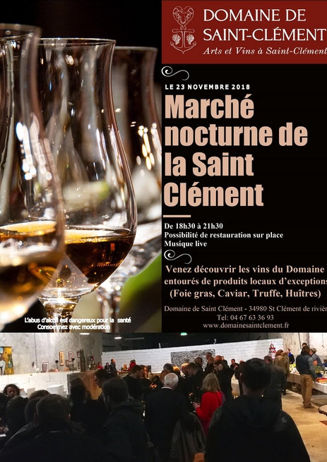 Marché nocturne au Domaine de Saint Clément 2018